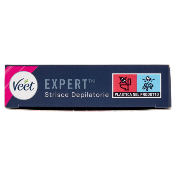 Veet Expert Strisce Corpo Pelli Sensibili, 12 strisce