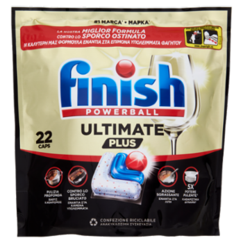 Finish Ultimate Plus Regular Pastiglie Lavastoviglie 22 Lavaggi 268,4 g