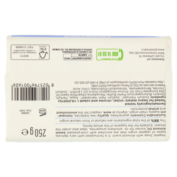 I Provenzali Sapone Vegetale Corpo Mandorle Dolci 250 g