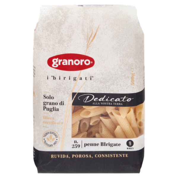 granoro Dedicato n. 259 penne Birigate 500 g