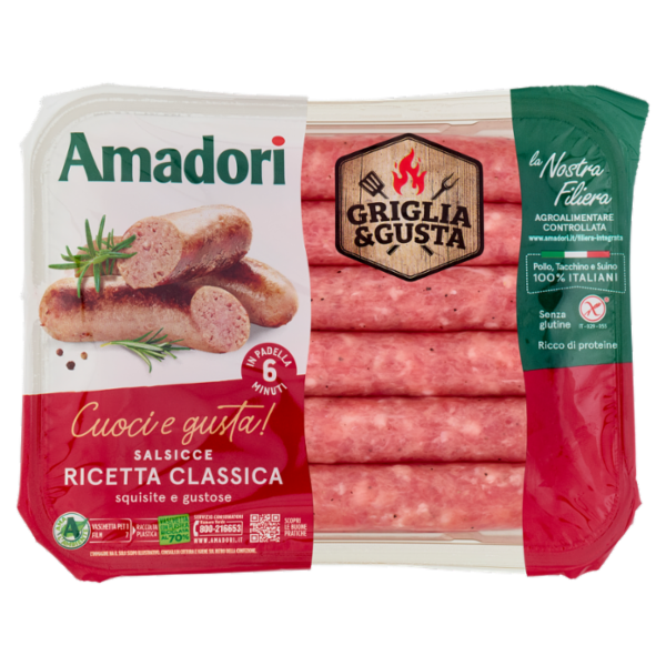 Amadori Salsicce Ricetta Classica 0,400 kg