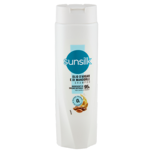 sunsilk Shampoo Olio d'Argan e di Mandorle per Capelli Fragili 250 mL