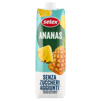 Selex Bevanda All'Ananas Senza Zuccheri Aggiunti* 1 L