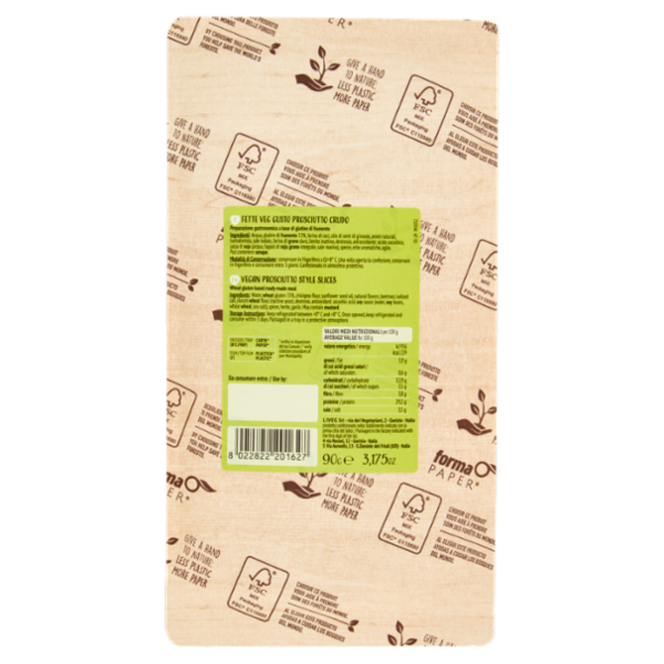 Liveg Fette Veg gusto Prosciutto Crudo 90 g