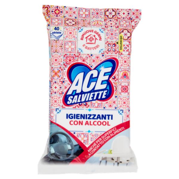 Ace Salviette Igienizzanti con Alcool 40 pz