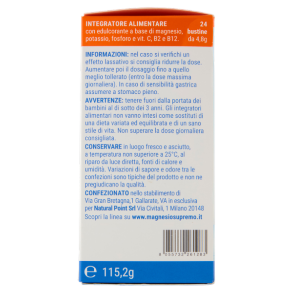 Magnesio Supremo Potassio⁺ bustine 24 x 4,8 g