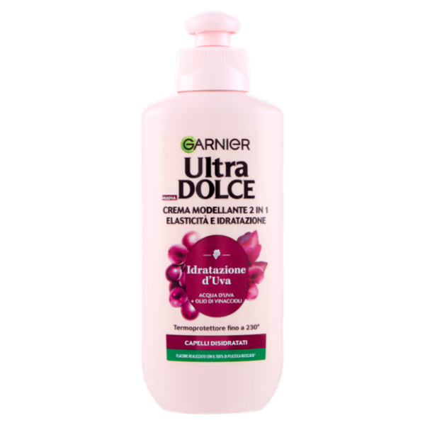 Garnier Ultra Dolce Idratazione d'Uva Crema Modellante 2 in 1 200 ml