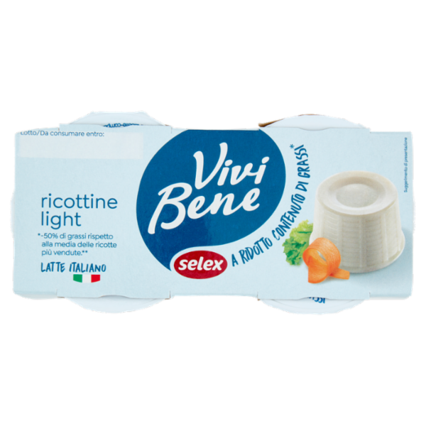 Selex Vivi Bene Ricotta Light 2x100 g