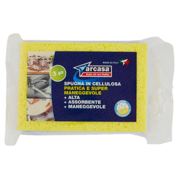 arcasa Spugna in Cellulosa 3 pz