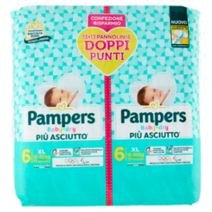 Pampers Baby-dry XL 13 + 13 Pz
