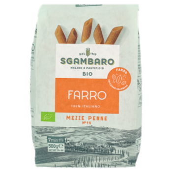 Sgambaro Bio Farro Mezze Penne N°95 500 g
