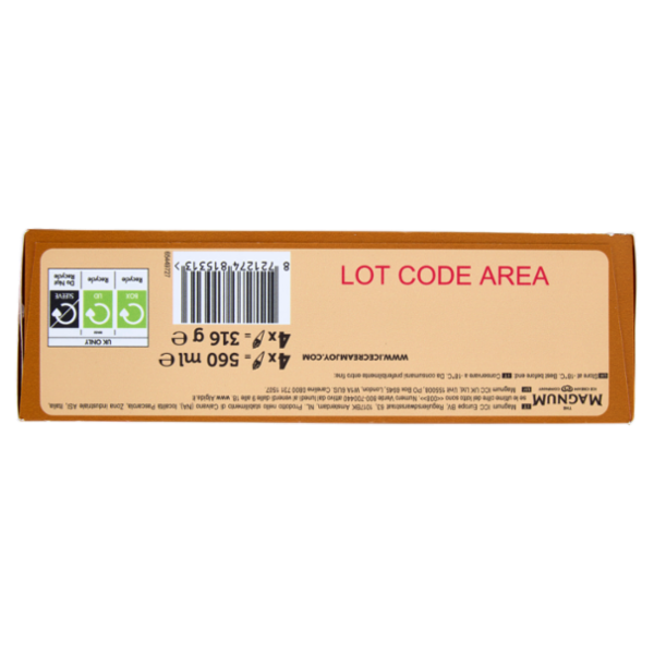 Cornetto Soft Caramel 4 x 79 g