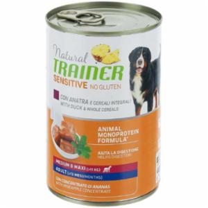 Trainer Cane Natural Sensitive Adult Medium & Maxi Anatra & Cereali 400g