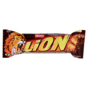 LION Wafer Con Caramello e Cereali Ricoperto Di Cioccolato Al Latte Snack 42g