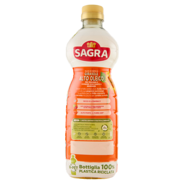 Sagra Olio di Semi di Girasole Alto Oleico 1 L
