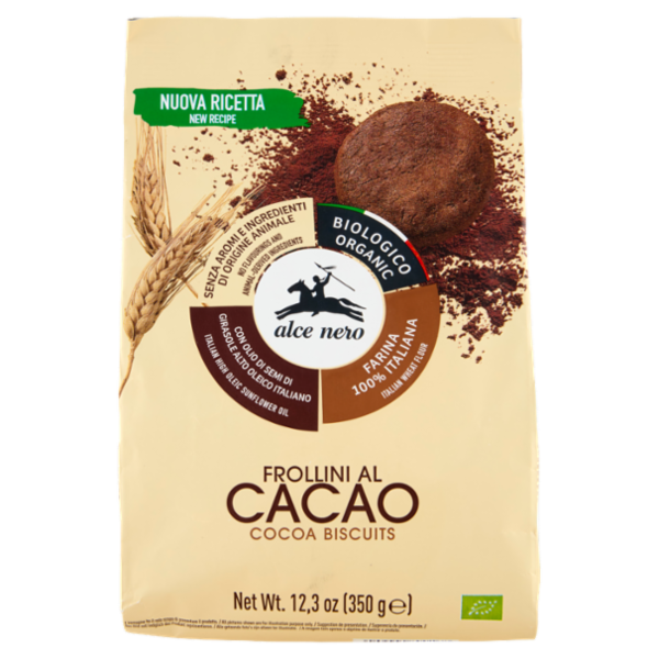 alce nero Frollini al Cacao 350 g
