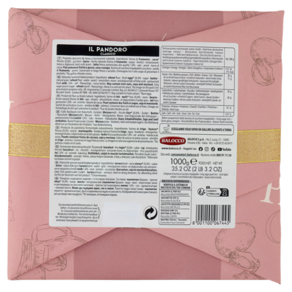 Balocco Pandoro Classico 1000 g