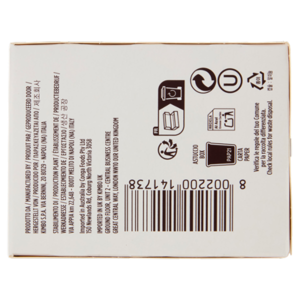 Kimbo Espresso Barista Ristretto Capsule Compatibili con Macchine Nespresso* Original 30 x 5,5 g