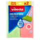 Vileda Microfibre Colors per rimuovere oltre il 99%* dei batteri, anche solo con acqua 50x40 cm 2 pz