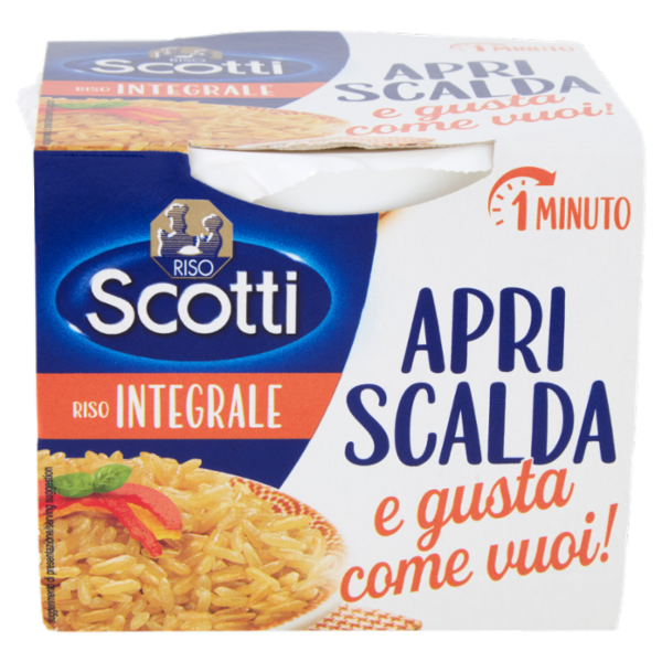Riso Scotti Apri Scalda e gusta come vuoi! Riso Integrale 200 g
