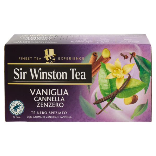 Sir Winston Tea Vaniglia Cannella Zenzero 20 x 2 g