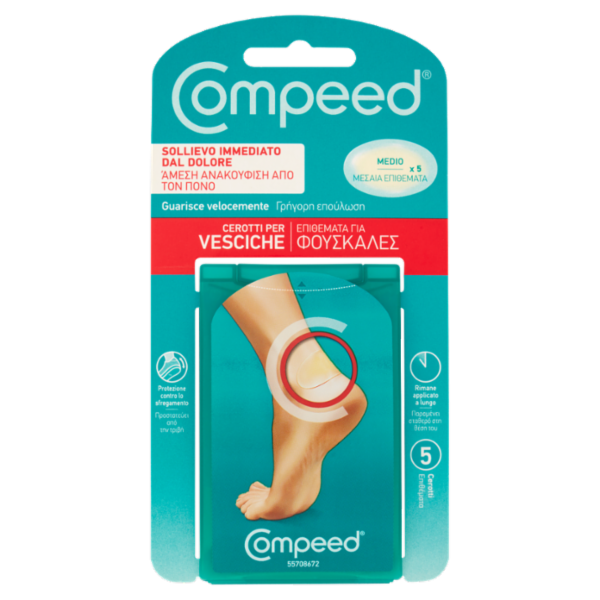 Compeed Cerotti per Vesciche Medio 5 pz