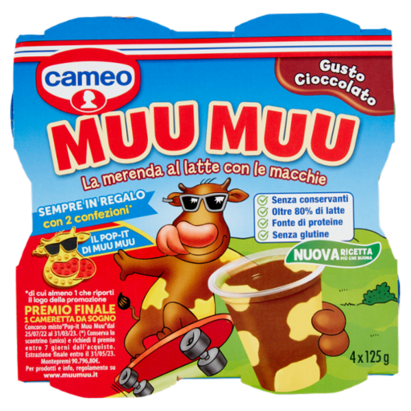 cameo Muu Muu Gusto Cioccolato 4 x 125 g