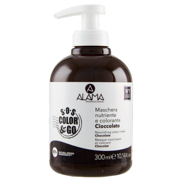 Alama Professional S.O.S. Color & Go Maschera nutriente e colorante Cioccolato 300 ml