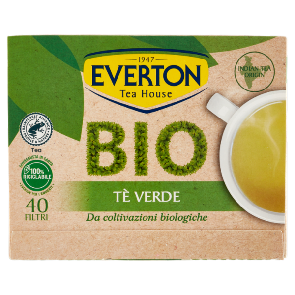 Everton Bio Tè Verde 40 x 1,3 g