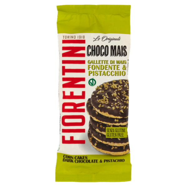 Fiorentini le Originali Choco Mais Gallette di Mais Fondente & Pistacchio 72 g