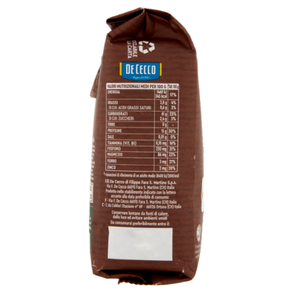 De Cecco Integrale Stellette n° 75 500 g