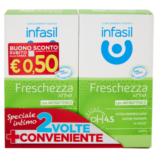 infasil pH Specialist 4.5 Intimo Freschezza Attiva 2 x 200 ml