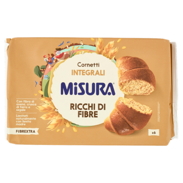 Misura Fibrextra 6 Cornetti Integrali 246 g