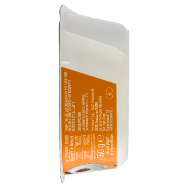 Selex Duo Yogurt Intero Bianco Dolce con Cornflakes al Cioccolato 150 g