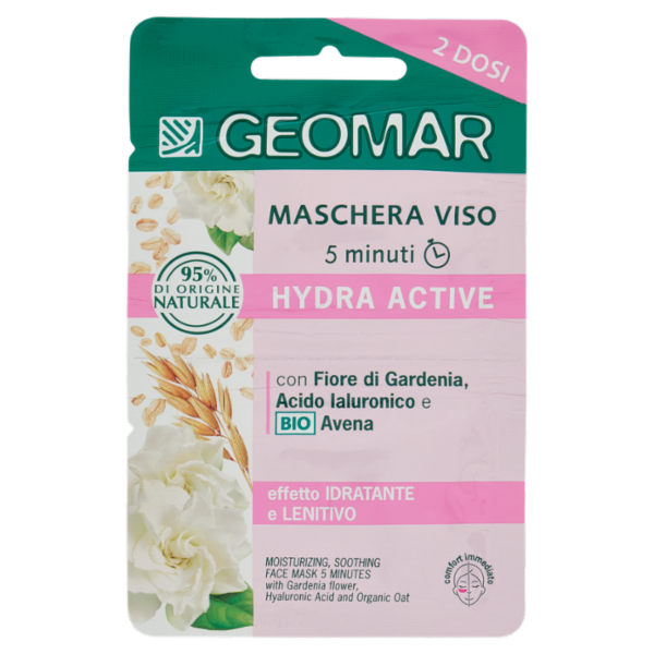 Geomar Maschera Viso 5 minuti Hydra Active 2 x 7,5 mL