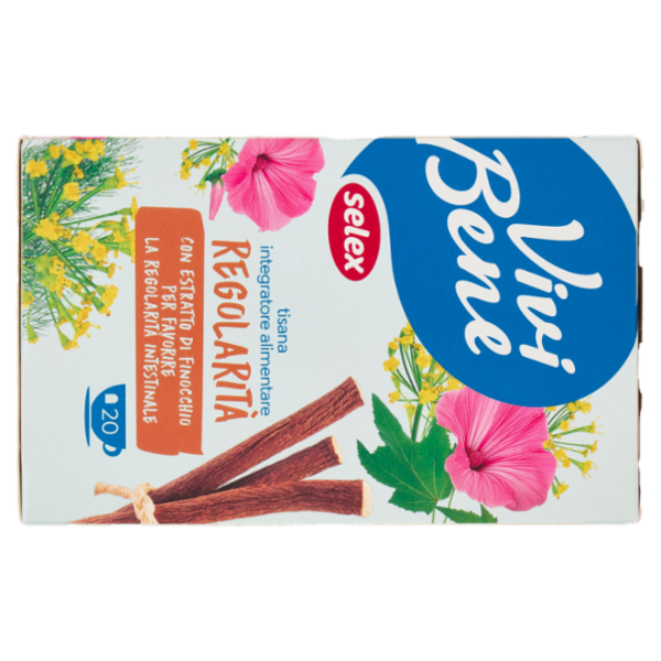 Selex Vivi Bene Tisana Regolarità con Estratto di Finocchio 20 Filtri 34 g