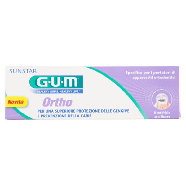 Gum Ortho Dentifricio con fluoro 75 ml
