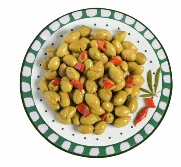 Olive Verdi Schiacciate all'Etnea da Banco