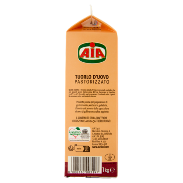 Aia Tuorlo d'Uovo Pastorizzato 1 kg