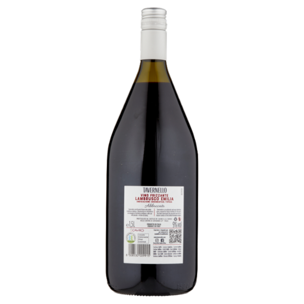 Tavernello Lambrusco Emilia IGT Abboccato Vino Frizzante 1,5 L