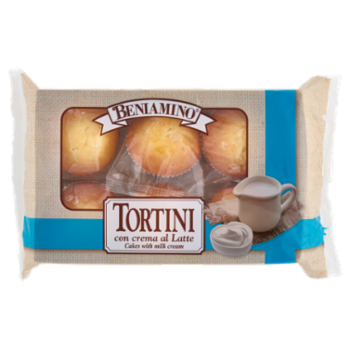 Beniamino Tortini Con Crema Al Latte 6 x 41,7 g