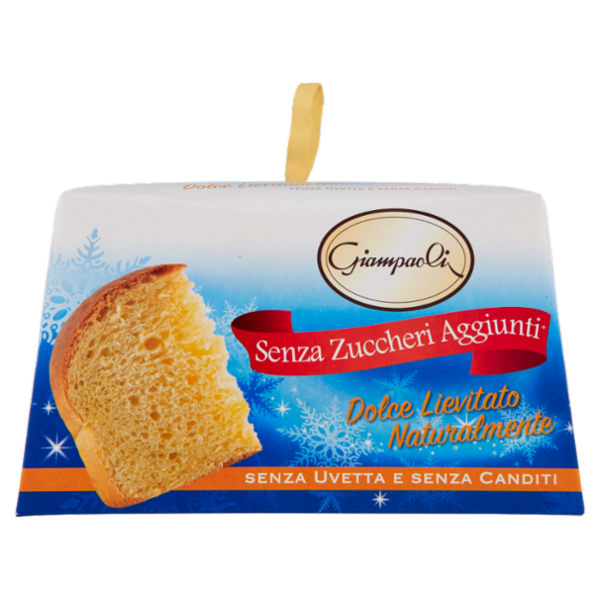 Giampaoli Senza Zuccheri Aggiunti* Dolce Lievitato Naturalmente Senza Uvetta e Senza Canditi 600 g