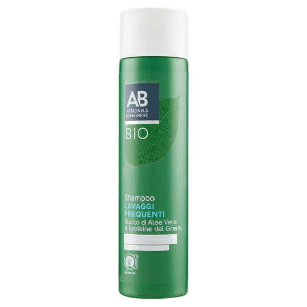 Armonia & Benessere Shampoo Lavaggi Frequenti Bio con Succo di Aloe Vera e Proteine del Grano 250 ml