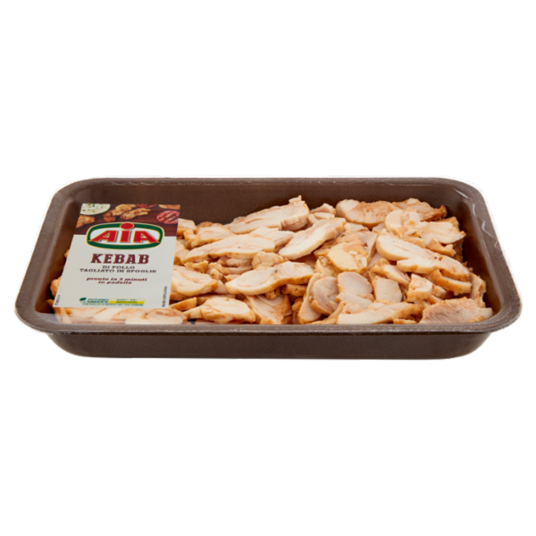 Aia Kebab di Pollo Tagliato in Sfoglie 0,350 kg