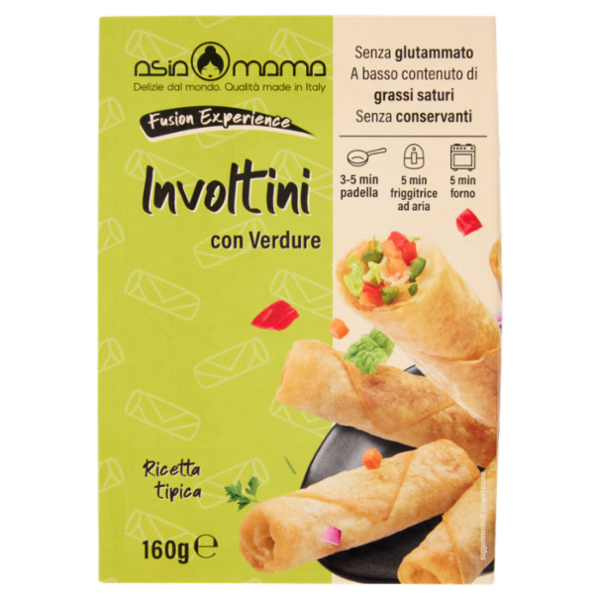 asia mama Fusion Experience Involtini con Verdure 160 g