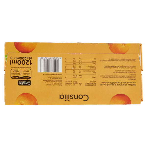 Consilia Saper Scegliere Succo Arancia Bionda 6x200 ml
