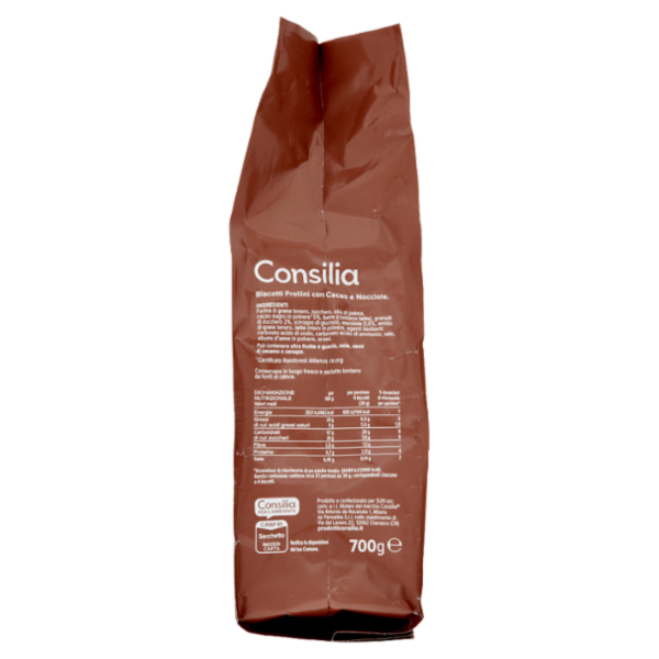 Consilia Frollini con Cacao e Nocciole 700 g 