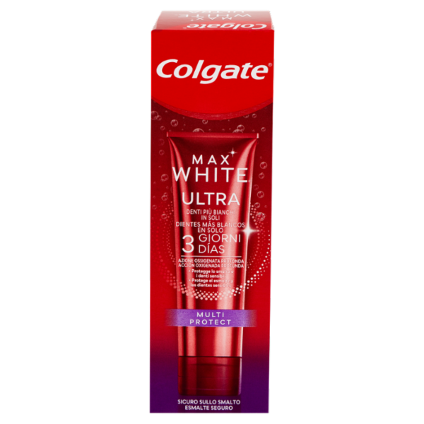 Colgate dentifricio sbiancante Max White Ultra Multiprotect 50 ml
