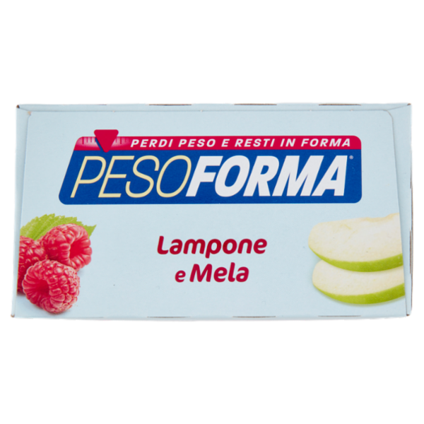 Pesoforma Biscotto Lampone e Mela, sostitutivo del pasto per perdita e controllo del peso, 16 x 33g