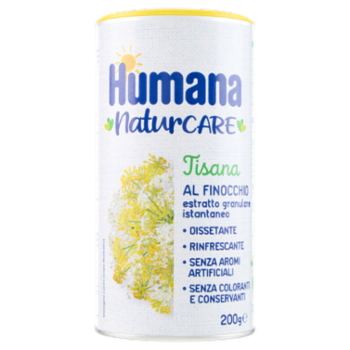 Humana NaturCare Tisana Al Finocchio Estratto Granulare Istantaneo 200 g